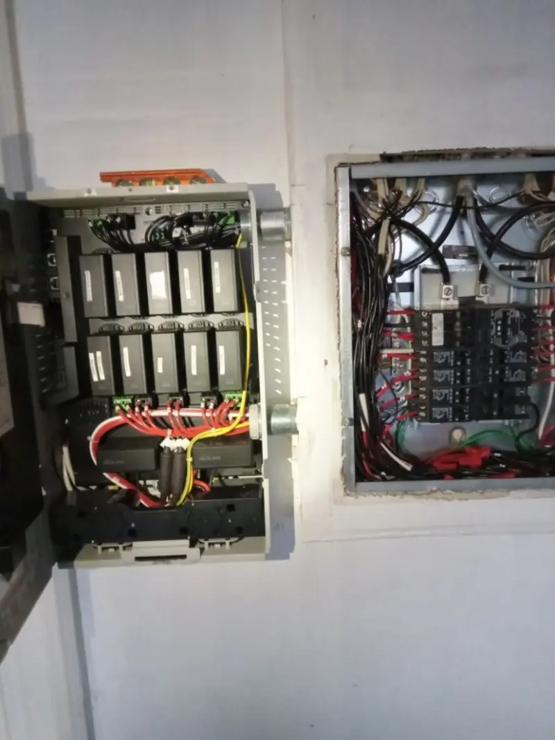 Electrical panel upgrade completed for Indoor Lighting Installation in Versailles